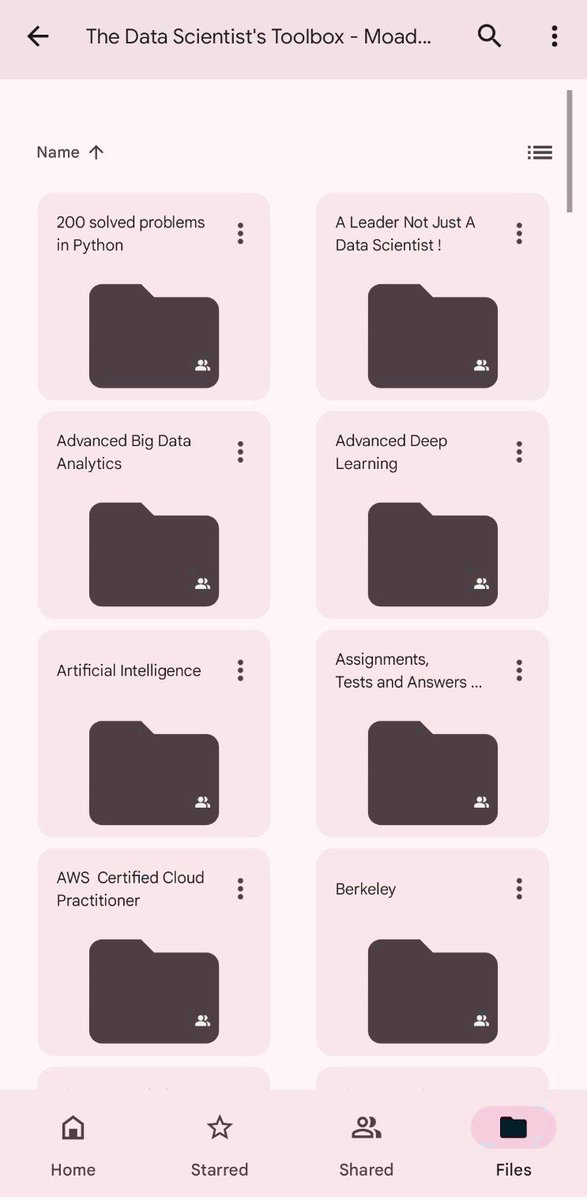 TanmoyDebn0977's tweet image. All Paid Courses (Free for First 4500 People)

𝗣𝗮𝗶𝗱 𝗖𝗼𝘂𝗿𝘀𝗲 𝗙𝗥𝗘𝗘 (PART - 2)

1. Artificial Intelligence
2. Machine Learning
3. Cloud Computing
4. Ethical Hacking
5. Data Analytics
6. AWS Certified
7. Data Science
8. BIG DATA
9. Python
10. MBA 

Reply All