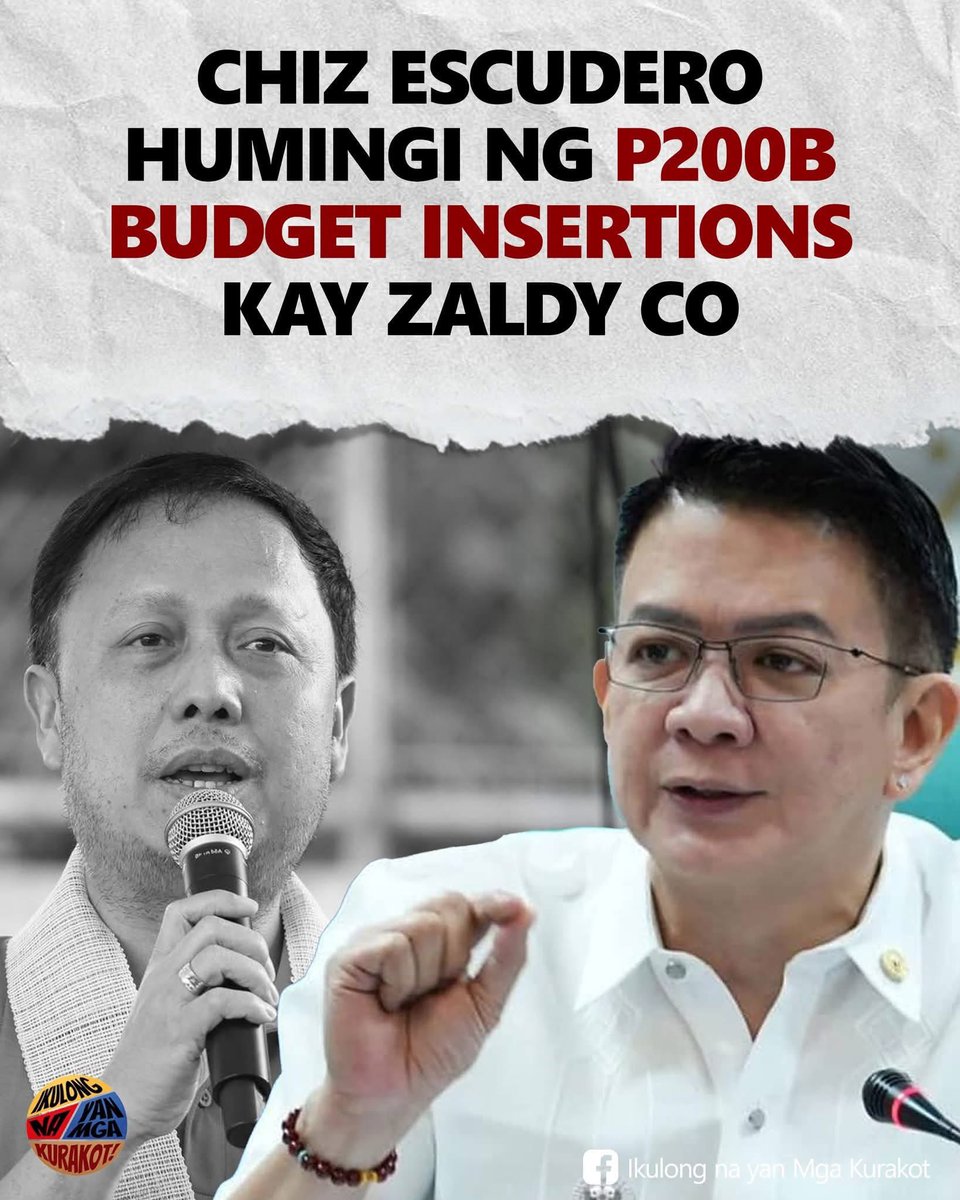 laiteranidaddy's tweet image. **THE CHIZ–ZALDY BREAKUP:

WHEN TWO LIARS TURN ON EACH OTHER**

When two habitual liars like Chiz Escudero and Zaldy Co start fighting, they don’t just destroy each other—they try to drag the entire country down with them.

But no matter how loud they scream, they cannot escape…