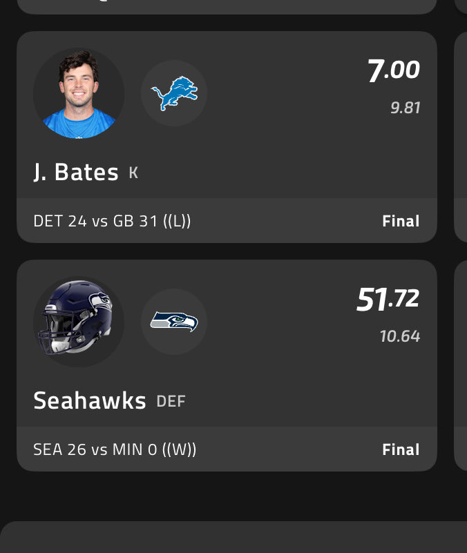 Nivek811's tweet photo. @NFLFantasy Yes sirrrrrr https://t.co/NGIxmNVmEL