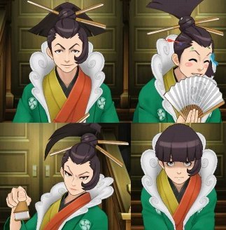 DisabledOTD_'s tweet photo. Uendo Toneido, Patches, Kisegawa and Owen from Ace Attorney are disabled. They have DID (canon, handled questionably). https://t.co/t20JoVP2Yt
