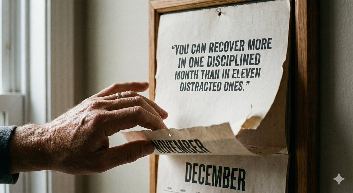 DECEMBER 1st, 2025 — ONE MONTH. ONE CHANCE.

I missed a lot this year.
So I made a list.
A real one.
December is not regret.
December is recovery.
Here’s my checklist for the final 31 days:

1️⃣ Catch up on what matters.
2️⃣ Fix what I delayed.
3️⃣ Revisit abandoned goals.
4️⃣ Close