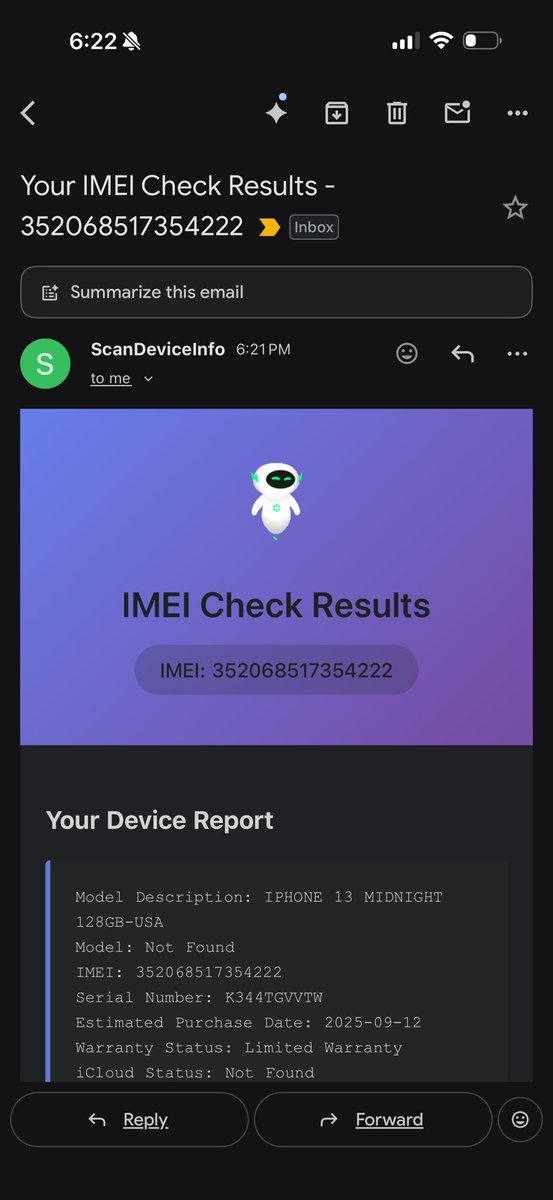 MrCreator1's tweet image. Introducing, ScanDeviceInfo iOS Legit Check Report Online!  

Get Your Report: euphoriatools.com/2025-march/sca…

Instantly run an iOS Legit Check before purchasing an iPhone from a third party. 

Results in seconds! You get a detailed email with information. 

Verifies…
iCloud Status ✅…