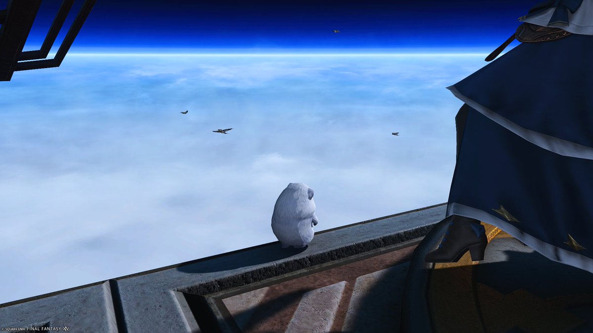 Dead_Hermit's tweet image. これはエイナルさん（鮭とばさん）の足にしがみつくシンビーバーと「わあ～たか～い」しているシンビーバー