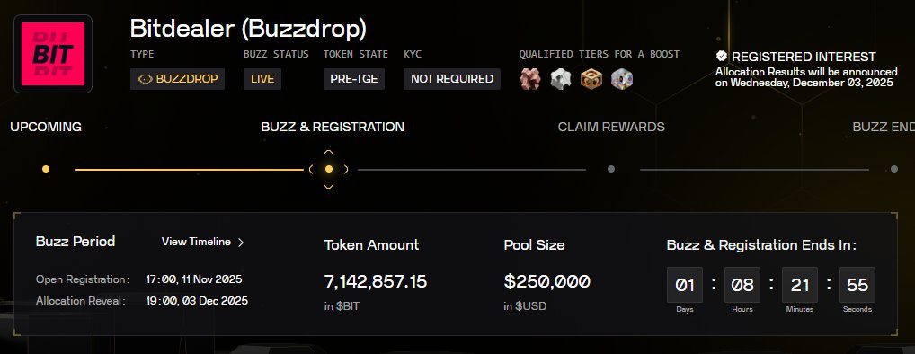 GM CT ⛅️

just a heads up everyone only one day left for Buzz &amp; Registration InfoFi <a href="/bitdealernet/">Bitdealer</a> on <a href="/ChainGPT_Pad/">ChainGPT Pad</a> this is moving fast and the opportunity is real for anyone looking to get involved
======================
my rank is currently #708 which feels pretty good but also