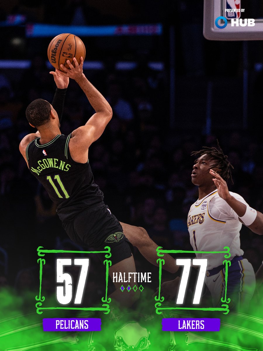 haltime

#Pelicans | @HUBInsurance 