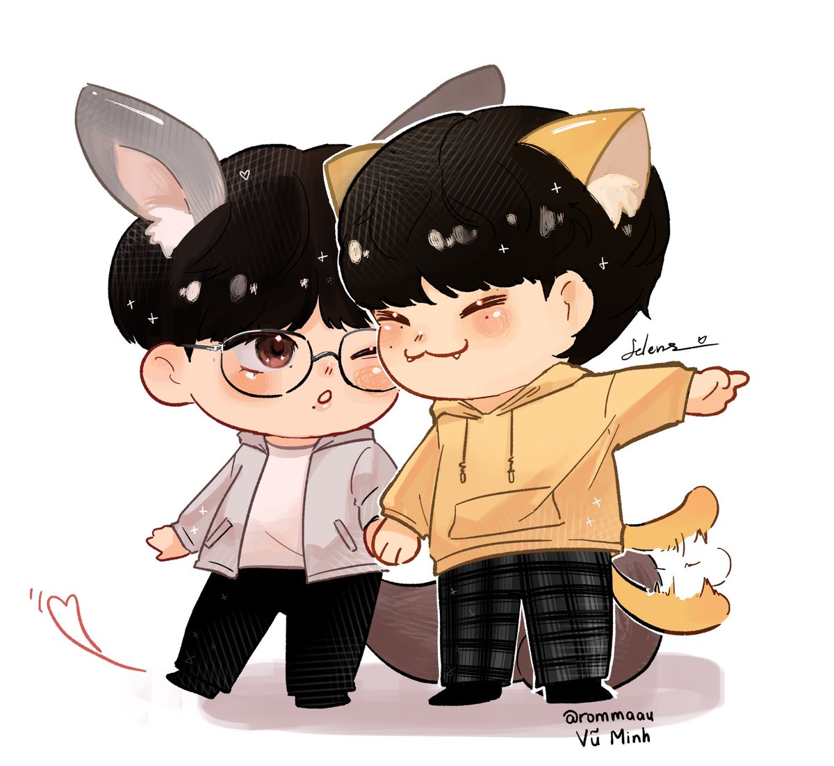 😼and🐰(🐿️)
#choran #maolan