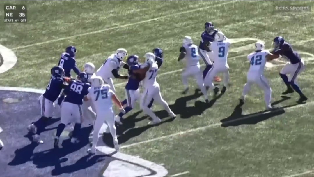 tylerjschoon's tweet photo. You can find Tre' Harris on nearly every big run this season. He just blocks his ass off and picks up first downs.

Can we please get this man some more targets? https://t.co/lqFj3YVTnx