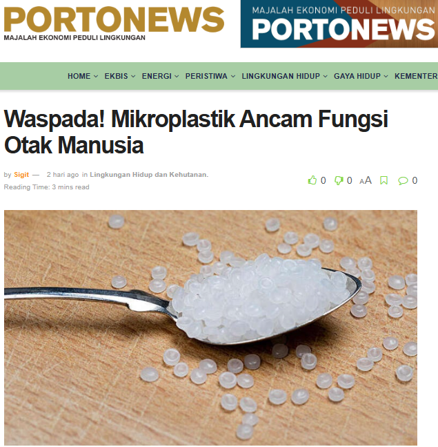 portonewsonline's tweet photo. Penggunaan plastik sekali pakai yang terus meningkat kini bukan lagi sekadar persoalan lingkungan, tetapi telah menjadi ancaman serius bagi kesehatan masyarakat.https://t.co/IiyUTRt7gy #plastik #mikroplastik #sampahplastik #pencemaran #limbah #kesehatan https://t.co/Be7uDgLjvj