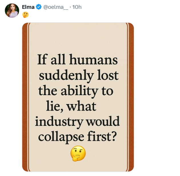 I know what you're thinking... YES - thought so - the medical profession... right...???😆