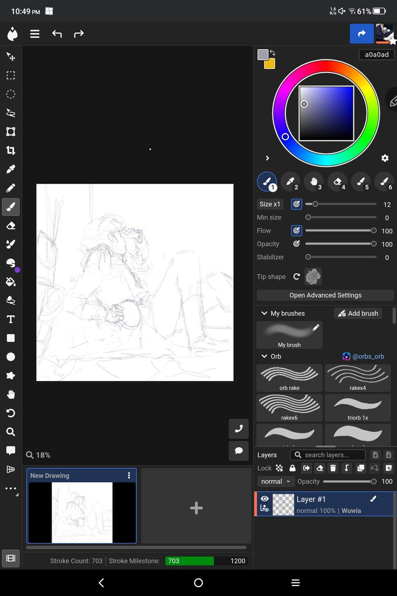 Descansando bajo un árbol w.i.p☺️