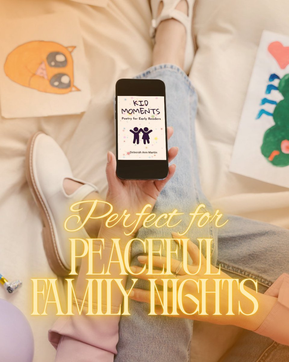 DeborahMar35329's tweet image. Looking for a calming way to end the day? Kid Moments is filled with gentle, joyful poems perfect for winding down with your little one.
👉 Grab your copy: a.co/d/gNRbhSV

#BedtimeReads #KidsWhoRead #FamilyMoments #EarlyReaders #PeacefulNights #ChildrensBooks #MomLife