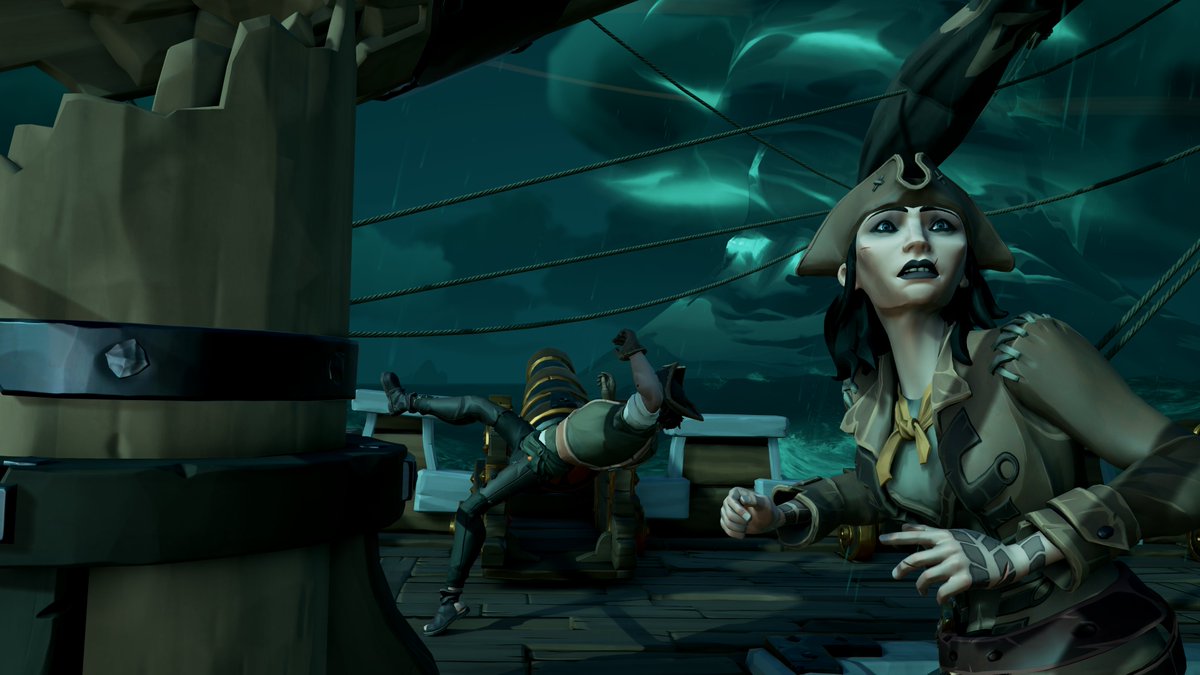 Storm coming… and clearly no one was prepared.

Theme: Stormy Seas
#SoTShot <a href="/SeaOfThieves/">Sea of Thieves</a> #SeaOfThieves