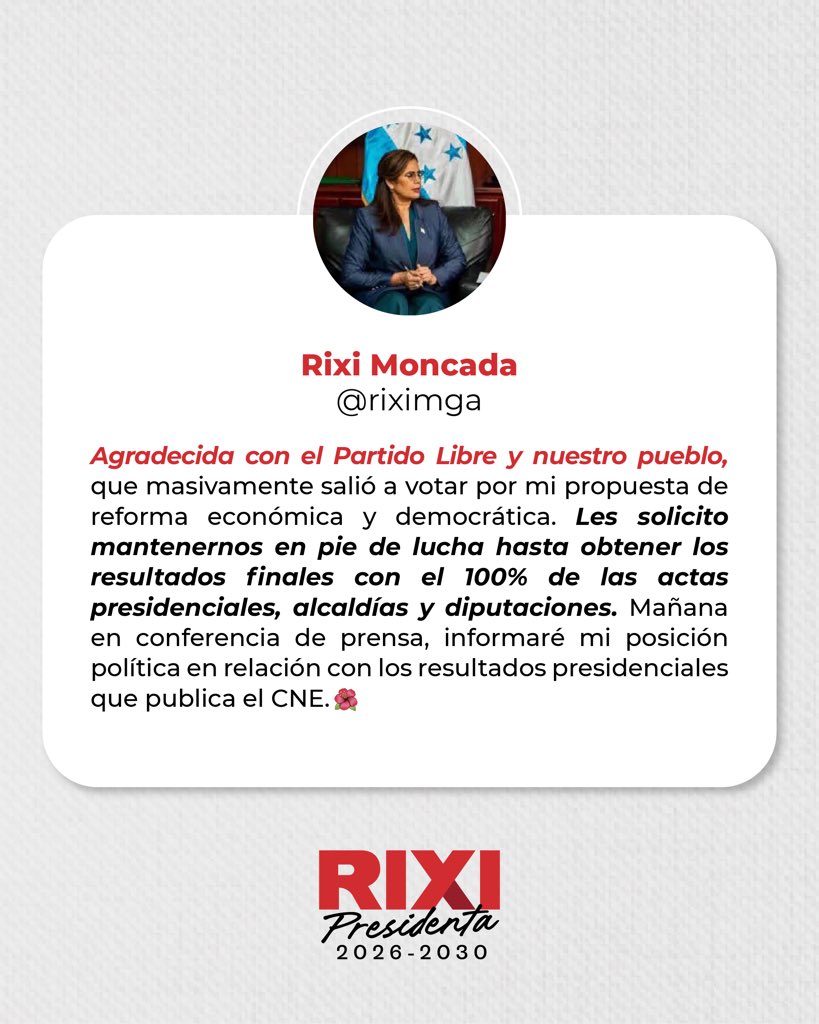 Rixi Presidenta tweet media