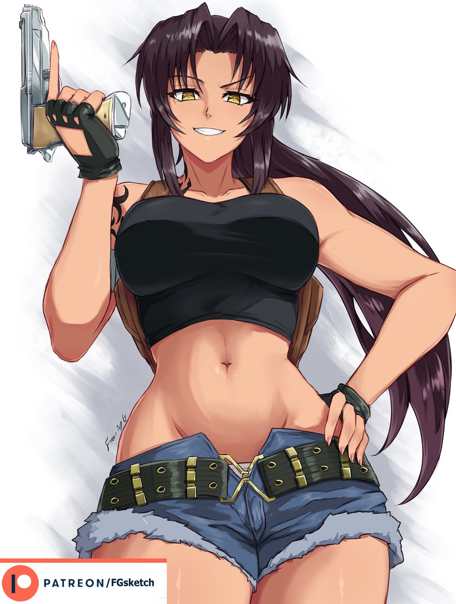 Revy! One of last month's character requests