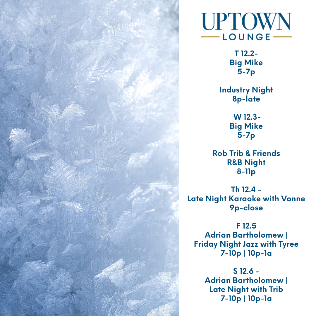 uptownloungekc's tweet image. This week at Uptown Lounge!

#kc #livemusic #cocktails