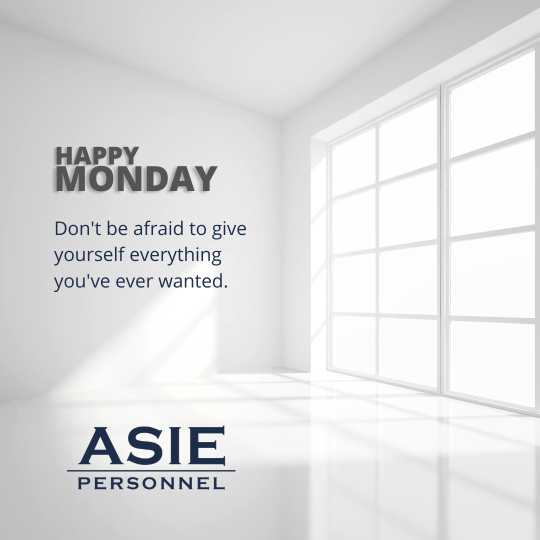 AsiePersonnel's tweet image. #MondayMotivation - Step into Monday with motivation in your mind and success will follow in your actions. 
Visit our website asie.co.za to learn more about our recruitment services.

#asiepersonnel #motivation #mondaymotivation #success #actions