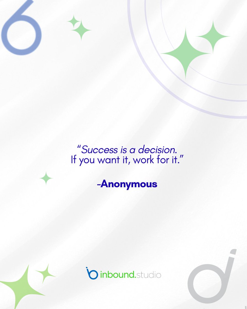 inboundstud_io's tweet photo. Success isn’t something that just happens.
It’s not a lucky break, a viral moment, or a magic funnel.
It’s a decision you make — to show up, get better, and push through the resistance.
Because in the end, strategy matters. Tools matter. But nothing replaces doing the work. https://t.co/2z30jJnUWW