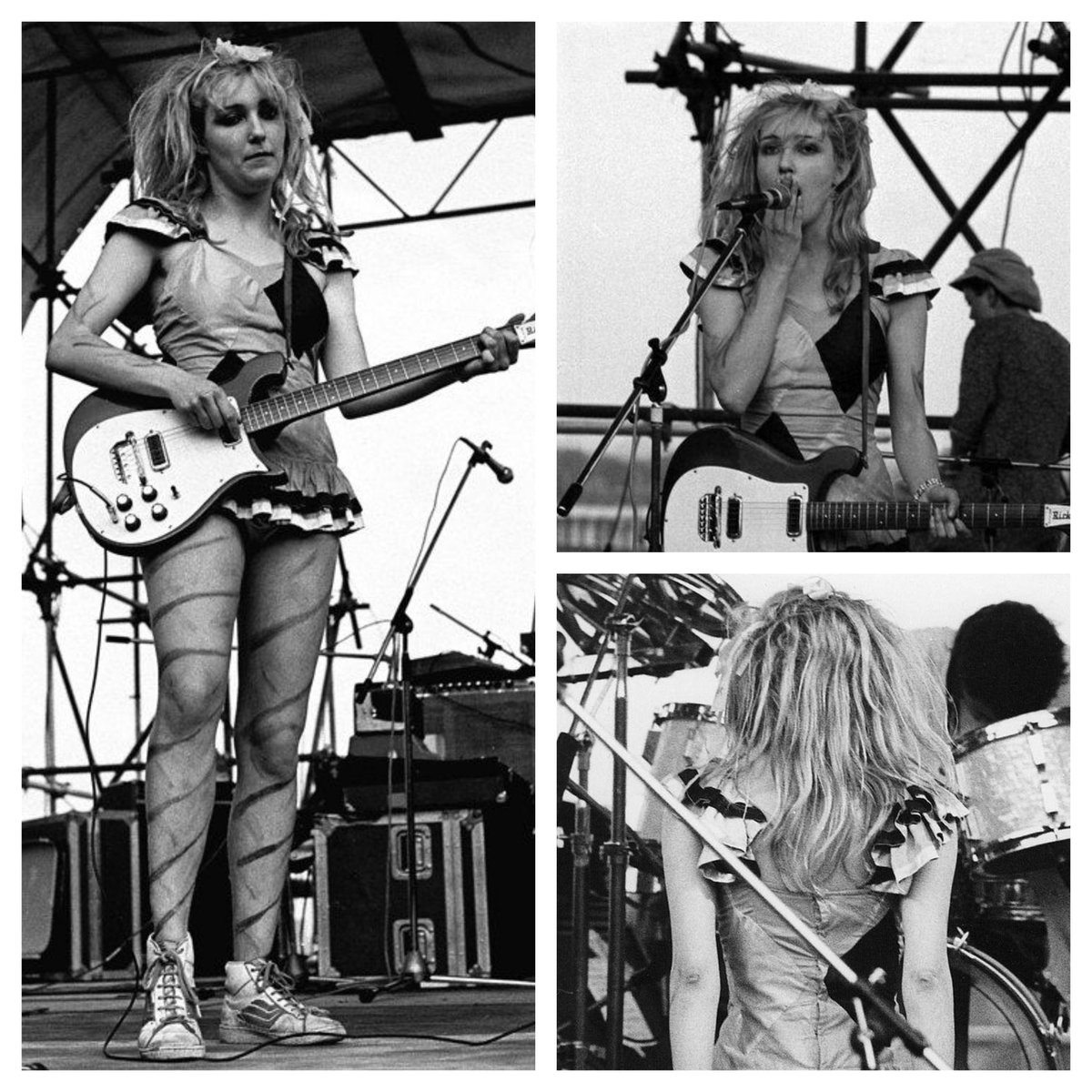 PunkRockStory's tweet image. Happy Birthday to Viviane Katrina Louise &quot;Viv&quot; Albertine, guitarist for the English punk group the Slits and member of the Flowers of Romance, born on this day in 1954, Sydney, Australia

Photos by David Corio 

#punk #punks #punkrock #punkrockhistory #womenofpunk #vivalbertine…