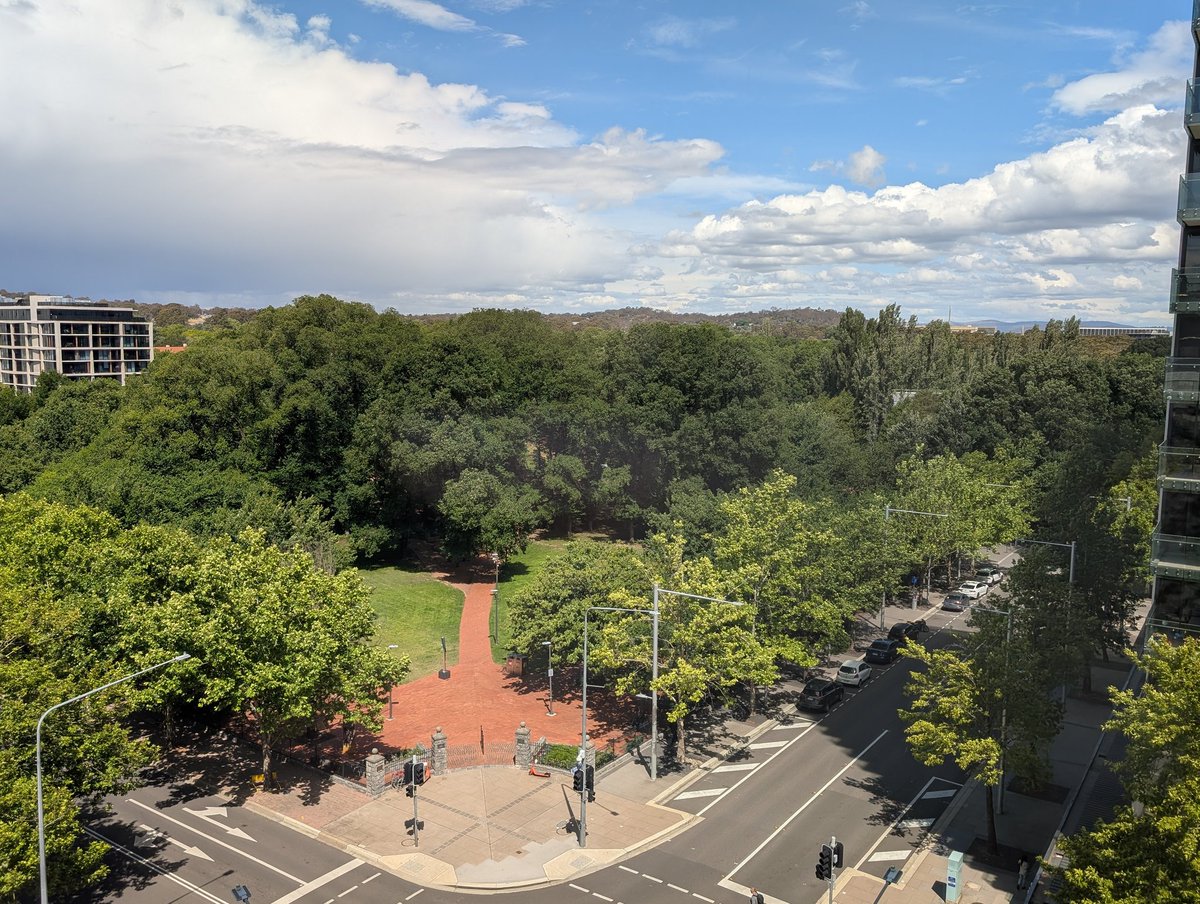 Beautiful Glebe Park right in the middle of Canberra City centre.