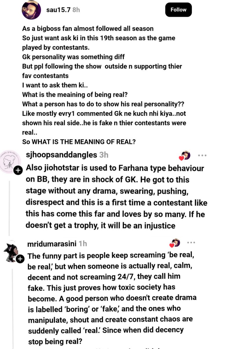 <a href="/lovgauravkhanna/">❤Aastha❤</a> <a href="/HotstarReality/">JioHotstar Reality</a> <a href="/BiggBoss/">Bigg Boss</a> #GauravKhanna winning hearts ❤️ 
Media and Makers purposely Targeting Gaurav!! 

#BiggBoss19 ~ #BB19