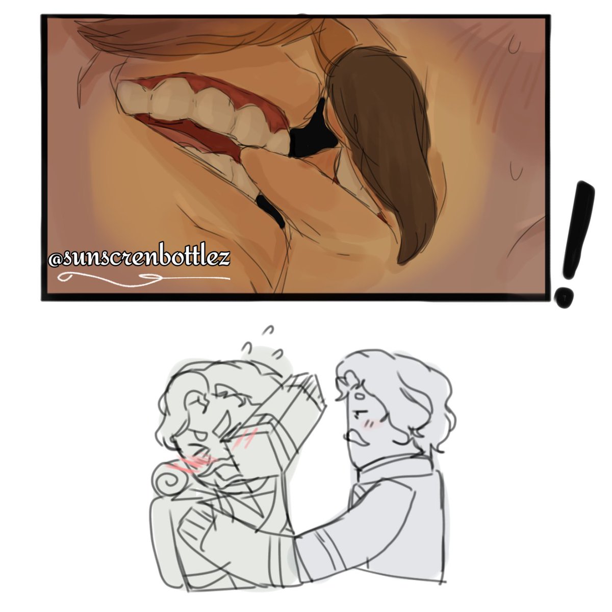 Mini peanutbread comic

Arnaud is such a whimp who can't do a proper kiss💔✌️ #gutsandblackpowder #roblox #gnb