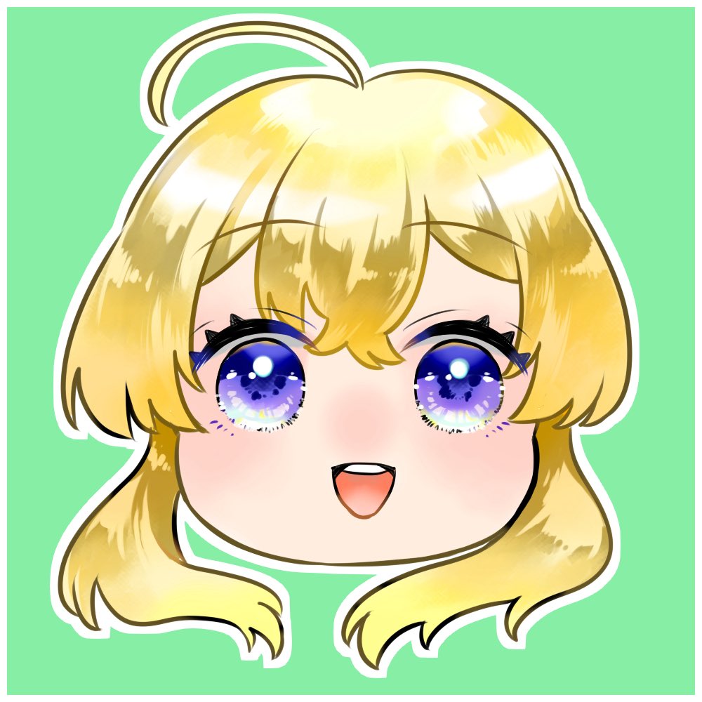 アイコン変えました🥳
作品ごとにこういう生首アイコン増やしていきたいです。