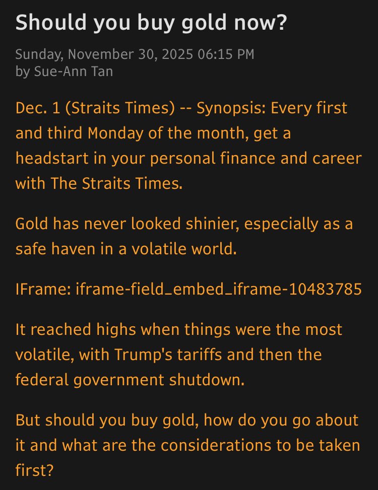 Suddenly the top stories on Bloomberg terminal are all about how you should buy #Gold because the #silver shortage is so acute