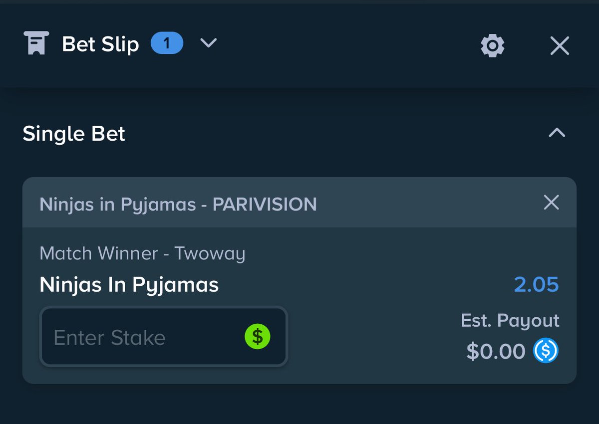 CSGO💵  #CS #BudapestMajor 

Lundi 1 er décembre  

NIP ➡️2,05

#TeamParieur #NIP