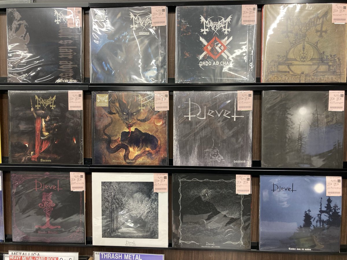 🐐中古入荷情報🐐 DJEVEL, MAYHEM, SATANIC WARMASTER, CIRCLE OF