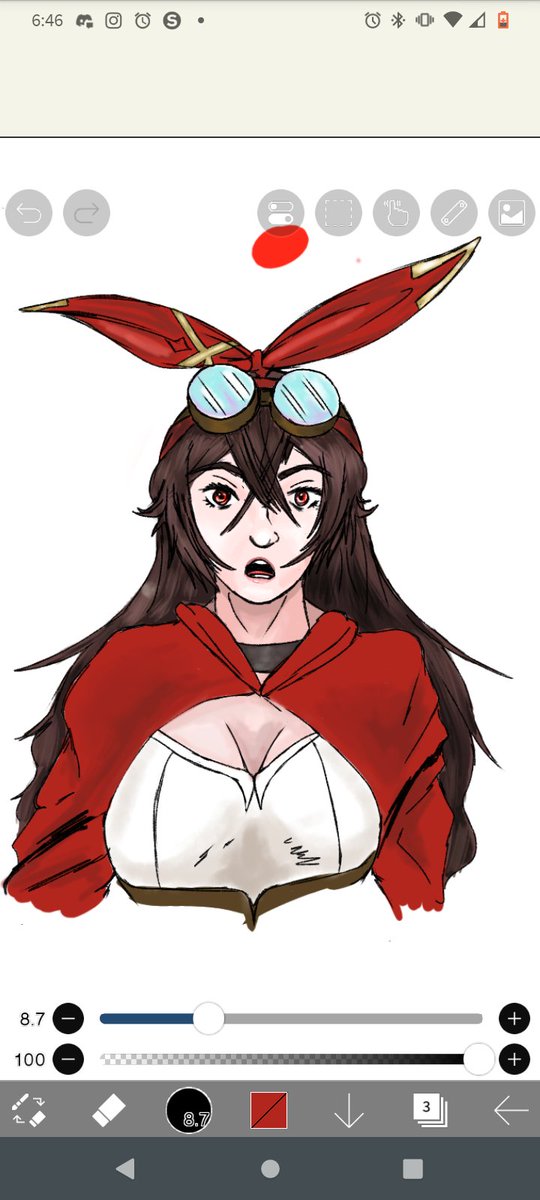 SH4RM4T0LD's tweet photo. Amber from Genshin impact (A request. YOU can request a character too if you'd like :P) #ibispaint #drawings https://t.co/ClaHnmF8sF