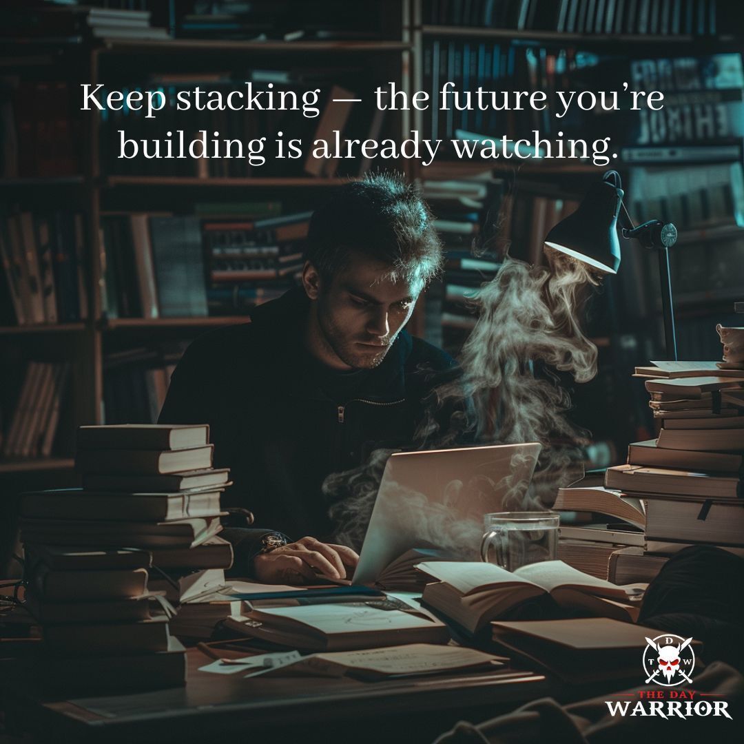 thedaywarrior's tweet image. Stack Your Skills, Stack Your Future

Success isn’t luck.
It&apos;s layers of skill, discipline, and time stacked with intention.
Every rep. 
Every conversation. 
Every small improvement compounds.

Keep stacking — the future you’re building is already watching.