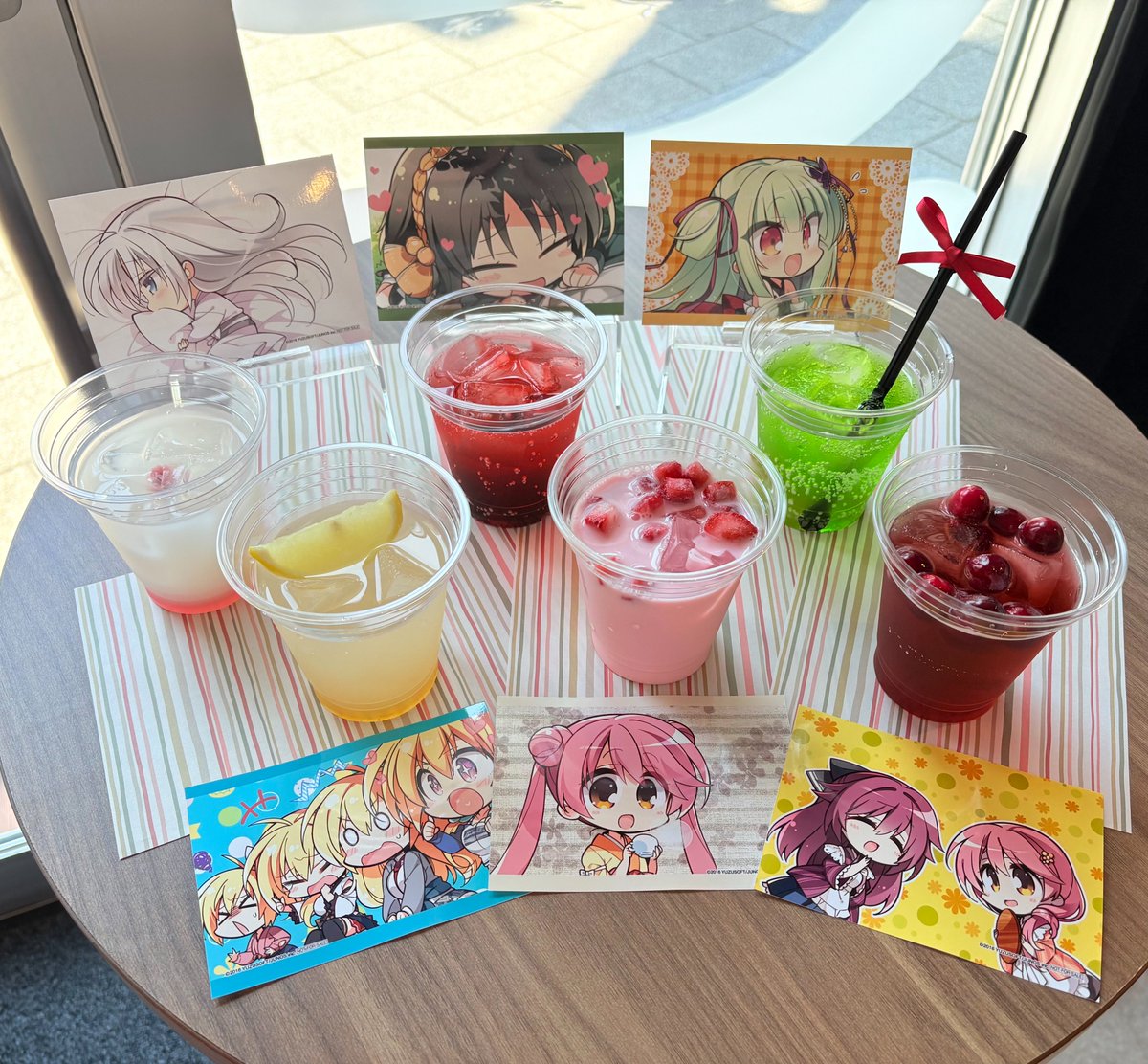 【希少品】千恋*万花 ミニ色紙 ゆずソフトコラボカフェミニ色紙 希少 ゆずソフト 千恋*万花 田心屋 馬庭芦花 むりりん先生描き下ろし