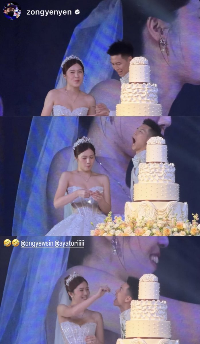ko sin dekat wedding pun buat perangai hahahahaahha