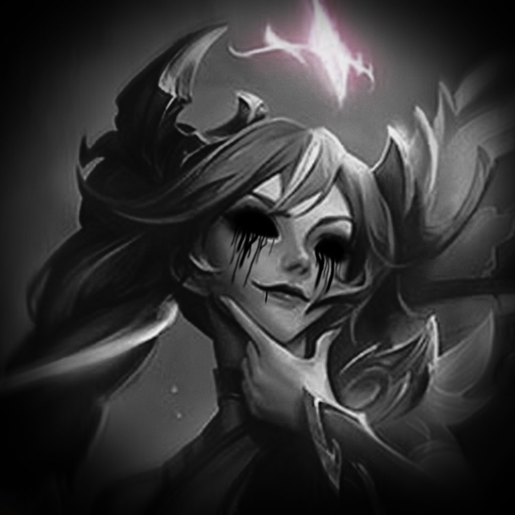 IDK. I love my jinx from League. Kinda like this edgy emo style of pfps that trended at some point, and I wanted on for myself so pulled out photoshop and gave it a shot.