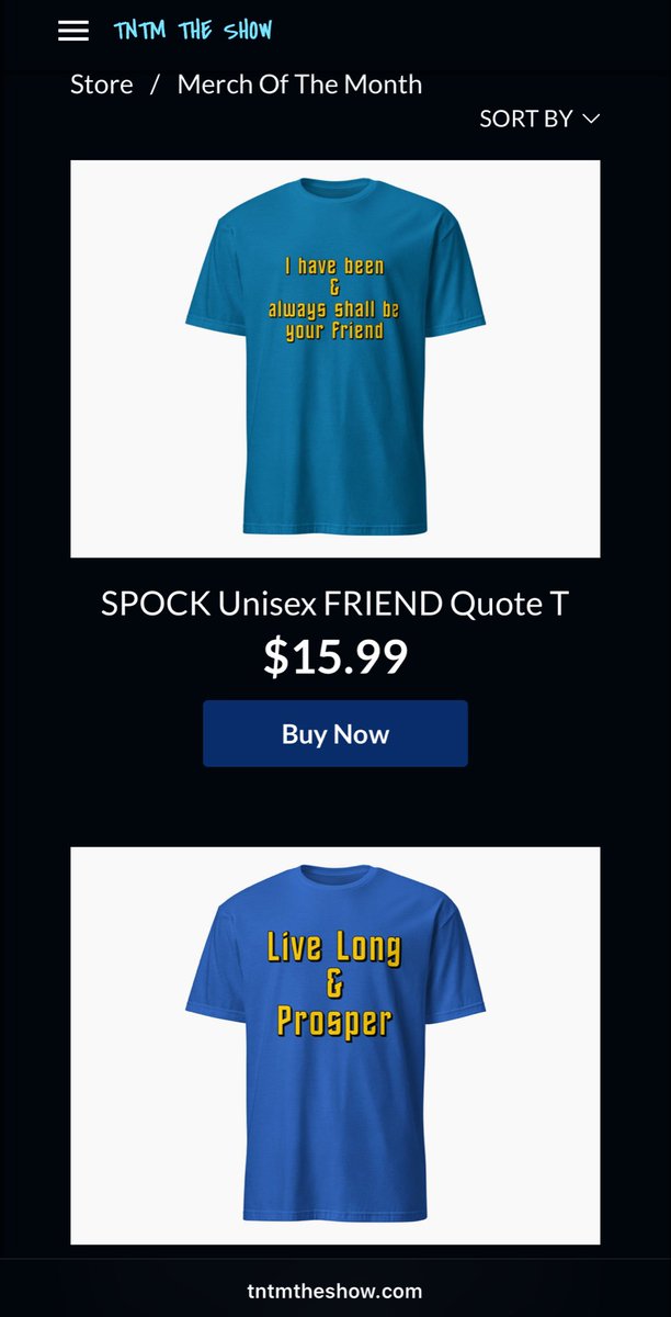 tntmtheshow's tweet image. LAST DAY for this STAR TREK merch. BUY NOW! tntmtheshow.com/p/store.html?s… $15.99 &amp;amp; FREE SHIPPING here! 5% profit goes to Prostate Cancer Foundation! #StarTrek #SPOCK #LiveLongAndProsper #StarTrekII