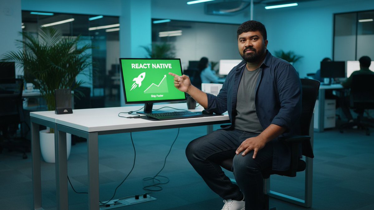 joeljerushan's tweet image. Stop overcomplicating your mobile stack. 🛑 Flutter is fun, but React Native is the 2025 cheat code. ⚛️

1️⃣ Speed: You know JS/TS. No Dart needed. 2️⃣ Ecosystem: NPM is undefeated. 3️⃣ Synergy: Web + Mobile logic = 🤝

Shipping &amp;gt; Tinkering.

Agree? 👇

#ReactNative #BuildInPublic