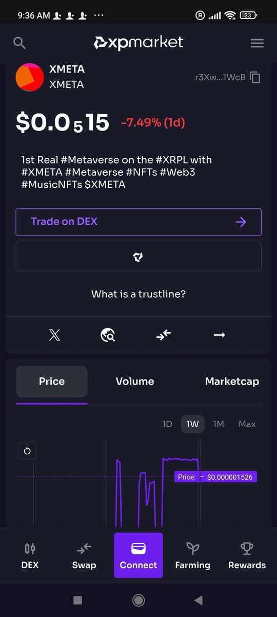 XMetaversalCTO's tweet photo. @Denarii_DFI @bmsquantum Add the #XMETA Trustline on your Xaman Wallet @ https://t.co/CCTP23zwhZ

Then I can send you 10  #XMETA #XRPL

Let us know here when you have set the Trustline. 🙏 https://t.co/uJ4NcYgQoE