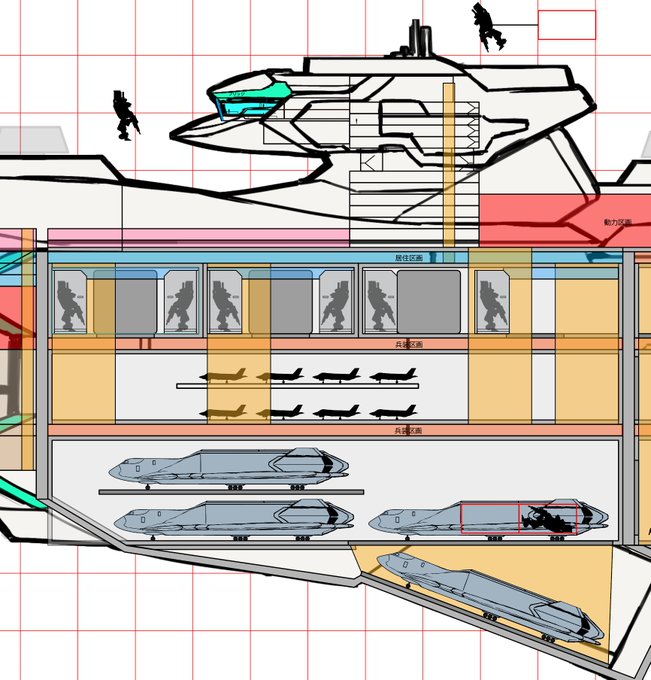 イラレで図面考えるのめちゃ楽しいです…🫠(すげー時間吸われる
#3カウントDE 