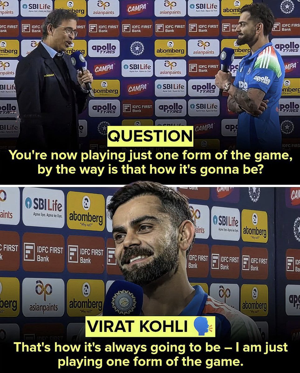 Virat Kohli has clearly rejected the social-media buzz about a Test comeback. 😢💔

#ViratKohli #INDvSA #ViratKohli𓃵