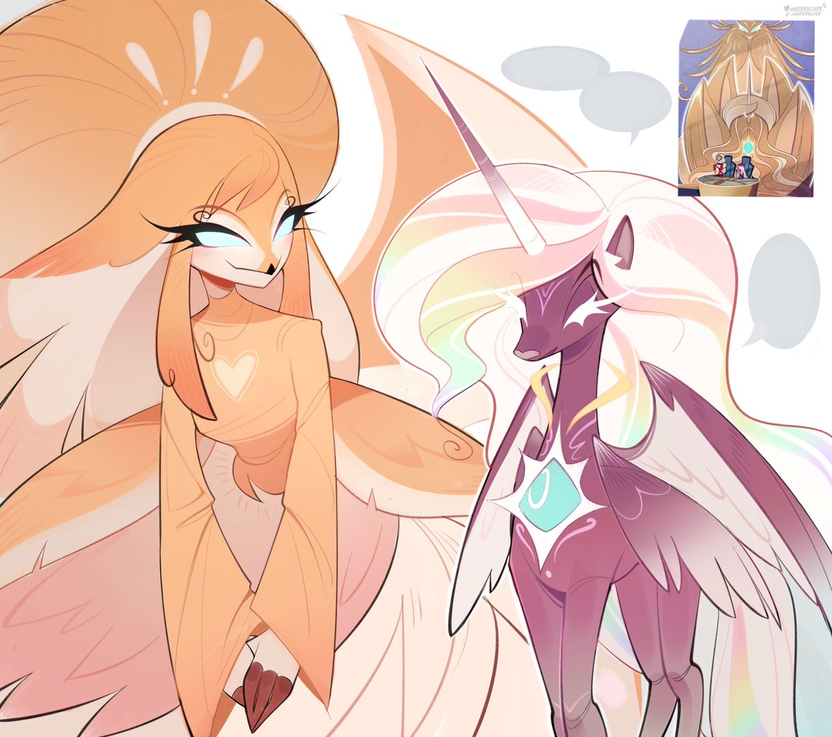 jasperalterr's tweet image. the speaker+that 1 theory that God is an alicorn🌝
#HazbinHotel