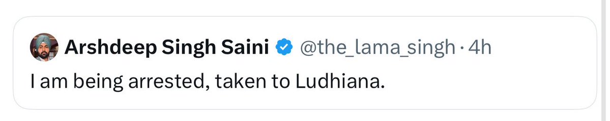 TrulyMonica's tweet image. Arshdeep who regularly bunks Khalistani propaganda posted this and lated deleted the tweet (possibly under duress). He needs help and attention @HMOIndia @PMOIndia