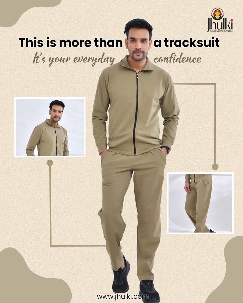 Built for wherever your day takes you! The Jhulki tracksuit offers perfect stretch and moisture-wicking comfort, so you stay cool and collected from sunrise to sundown. Explore more: jhulki.com

#jhulkitracksuit #athleisureindia #moisturewicking #stretchfit
