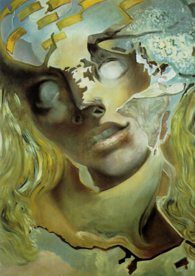 Exploded Head, 1982 #artbots #dali