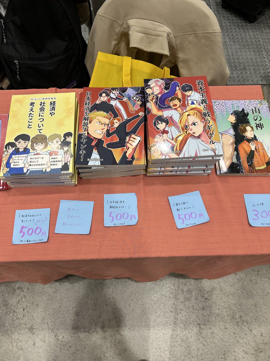 I went to the Literary Flea Market and sold vegan hyorogan. Thank