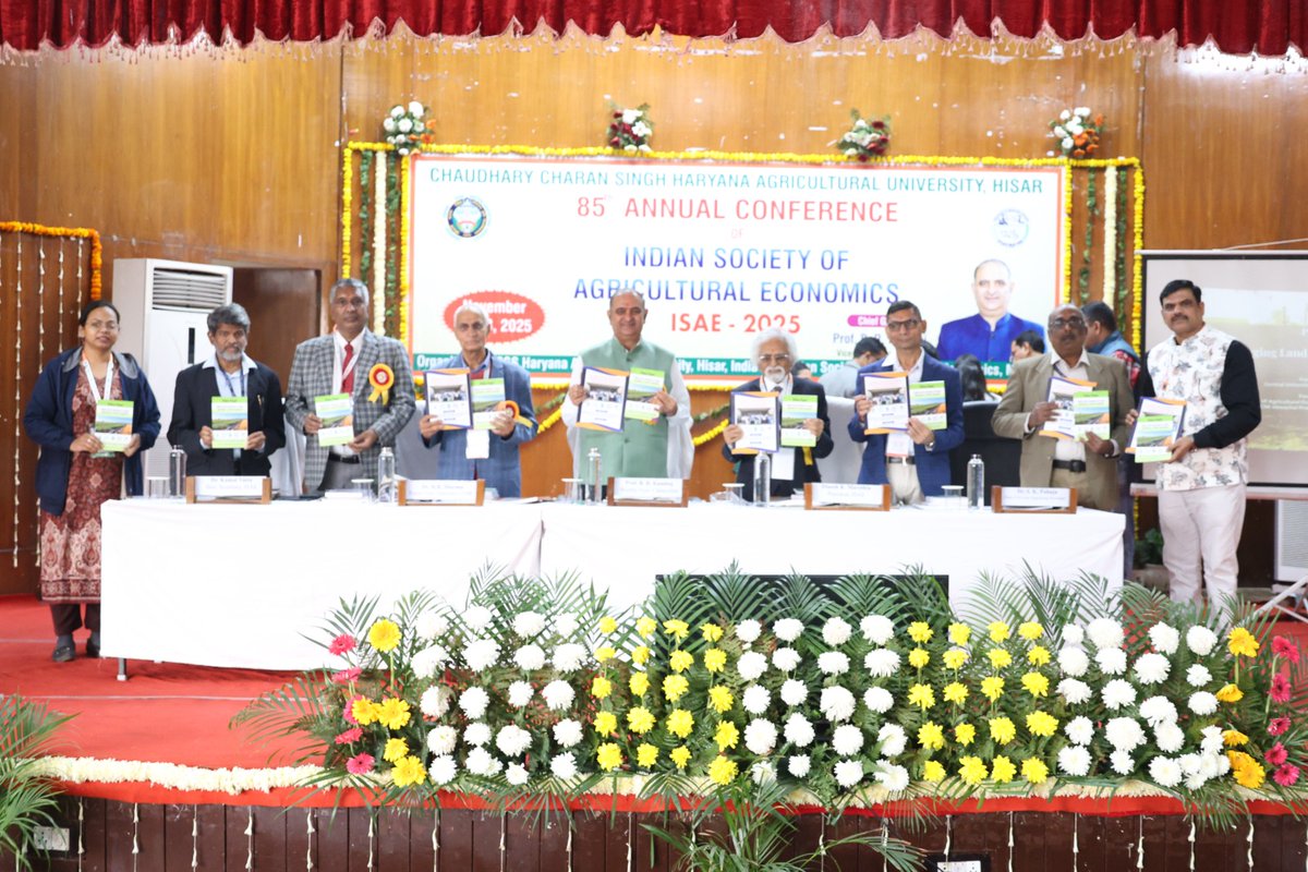 85th Annual Conference of the Indian Society of Agricultural Economics (ISAE) Held at CCS Haryana Agricultural University, Hisar
