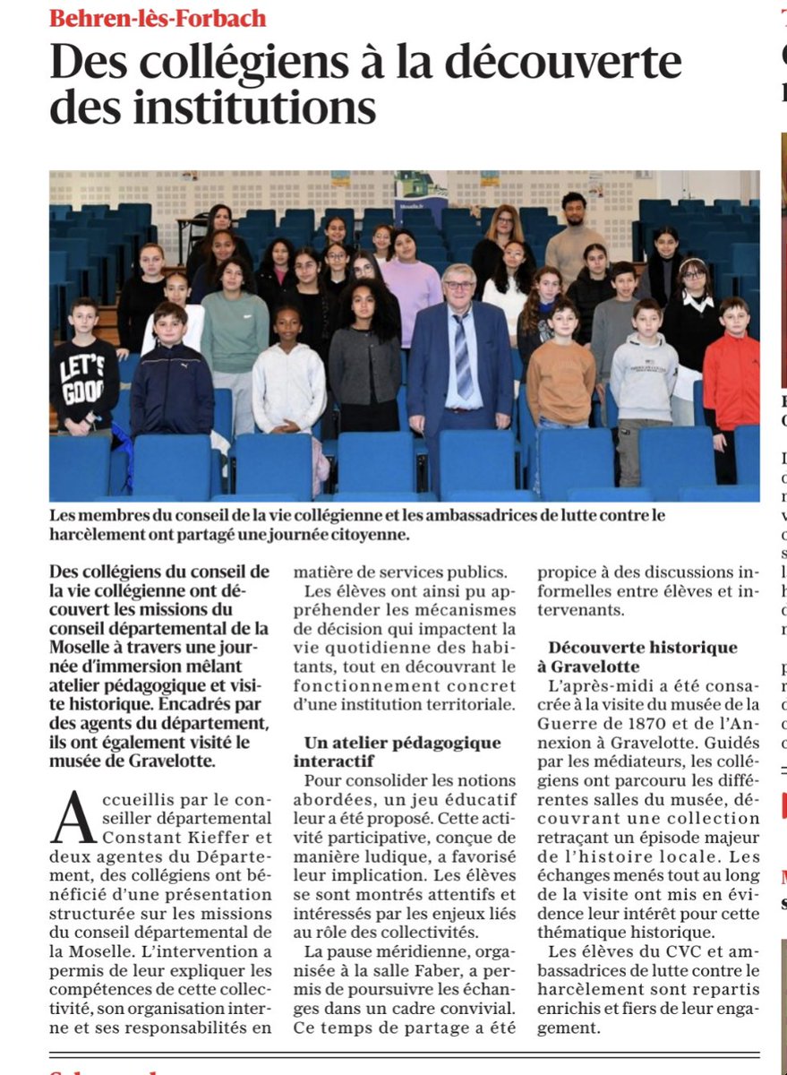 Découverte du CD57 pour les collégiens, représentants du CVC et les ambassadeurs NAH <a href="/CelinePlontz_M/">Céline Plontz-Margherita</a> <a href="/FredGuyot3007/">Fred Guyot</a>
<a href="/LudovicReiss/">Reiss Ludovic</a>  <a href="/Dsden57/">DSDEN de la Moselle</a> <a href="/cabbeke/">mickael cabbeke</a>
<a href="/pf_mourier/">PF MOURIER</a>