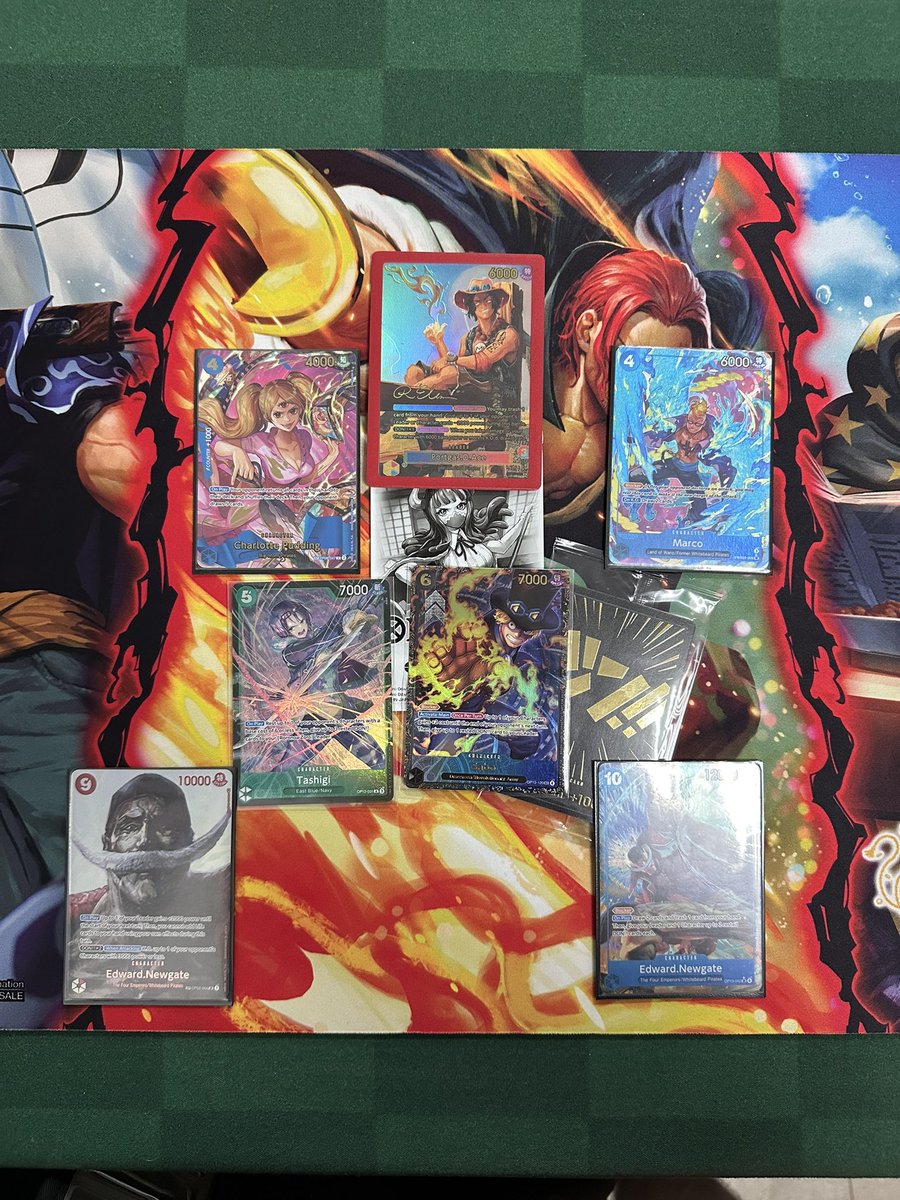 Store Treasure Cup Winner!
4-0
1- Sabo Second
2- Imu First
3- Roger First
4- Roger First
TapaOlhoTCG🦹🏻‍♂️