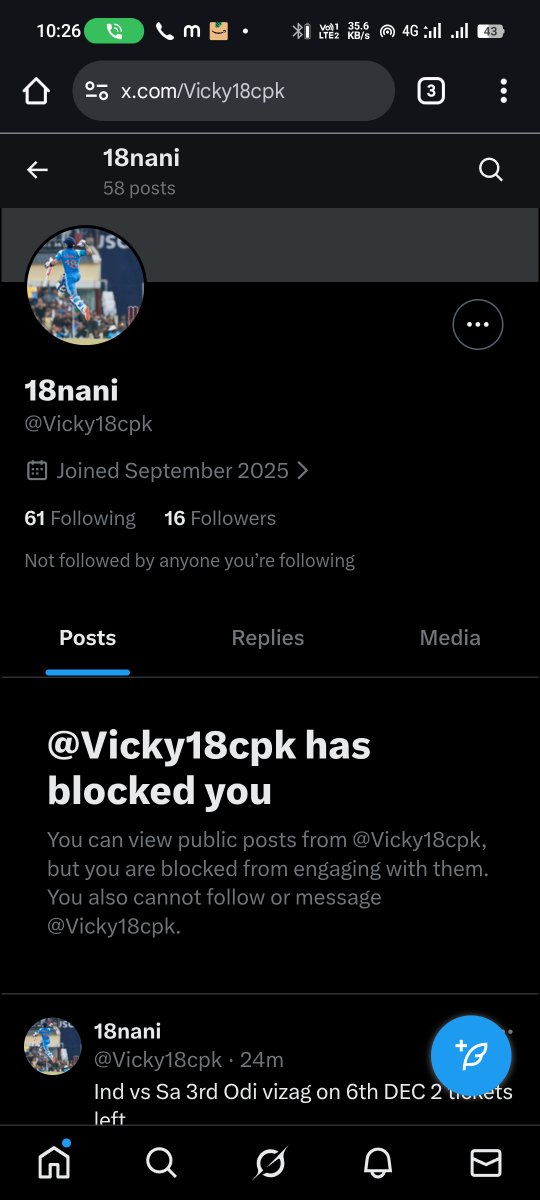 Yerravarap11169's tweet image. He is fake be careful  ✖️ ✖️ ✖️ 
#vizag #INDvsSA #ticketsdistributed #RohitSharma #ViratKohli #cricket

@vicky