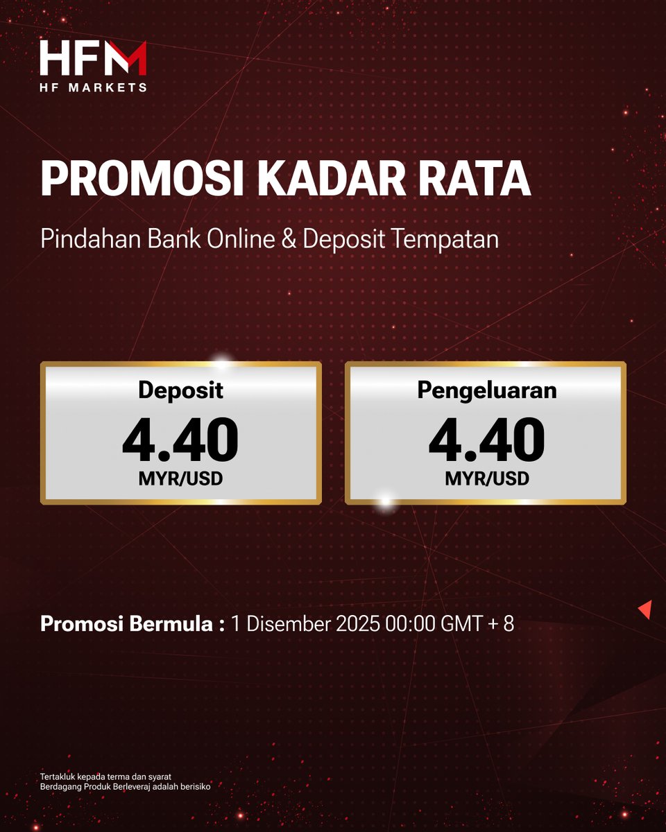 HfmMalaysia's tweet image. 🔥 Promosi Kadar Rata kembali seperti biasa pada bulan ini!

💸 nikmati kadar istimewa 4.40 MYR/USD untuk semua deposit &amp;amp; pengeluaran

⏳ Tawaran ini akan diteruskan sehingga dimaklumkan kemudian! 

📌daftar bersama kami: bit.ly/PromosiKadarRa…

#HFM #HFMMalaysia #FlatRatePromo