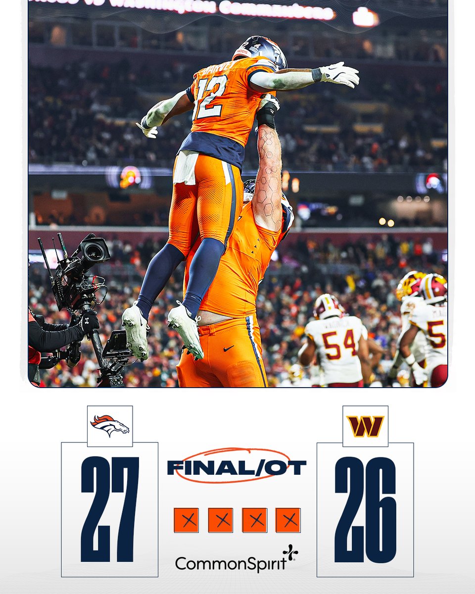 Broncos's tweet image. BRONCOS WIN!!!!!